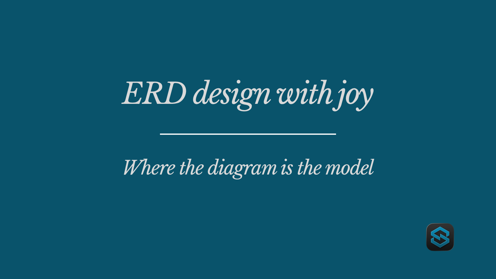 ERD design with joy